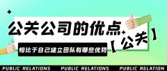 雇用公關公司的優點是什么?相比于自己建立團隊有哪些優勢?